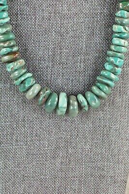 Turquoise & Sterling Silver Necklace - Navajo
