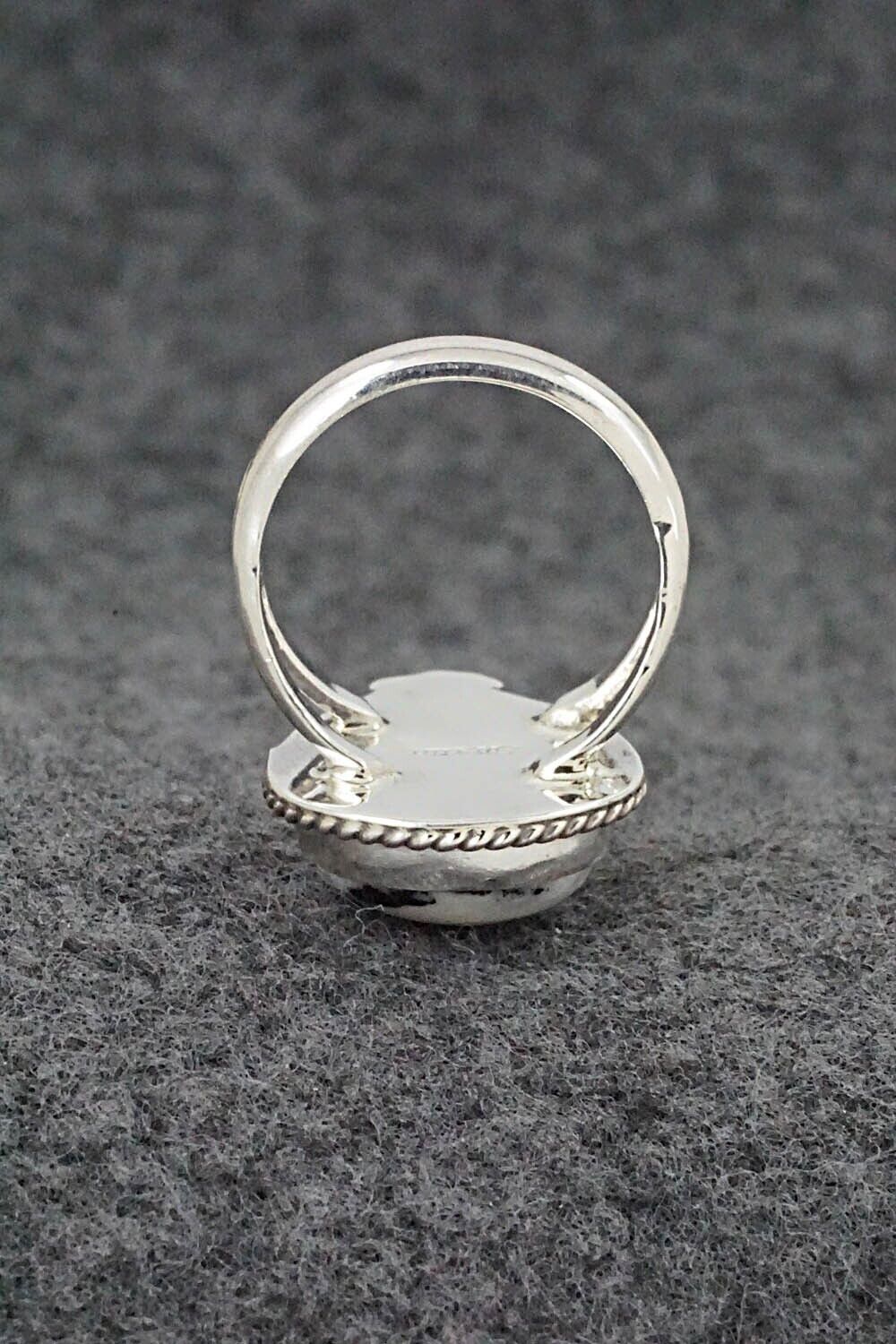 White Buffalo & Sterling Silver Ring - Benjamin Martinez - Size 6.5