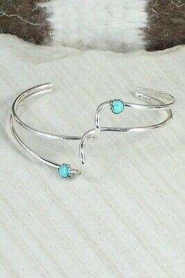 Turquoise & Sterling Silver Bracelet - Yolanda Skeets - High Lonesome Trading