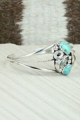Turquoise & Sterling Silver Bracelet - Michael Calladitto