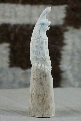 Quail Zuni Fetish Carving - Elton Kaamasee - High Lonesome Trading