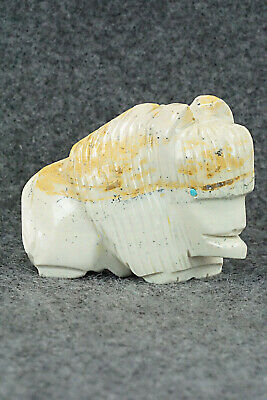Buffalo Zuni Fetish Carving - Gilbert Lonjose