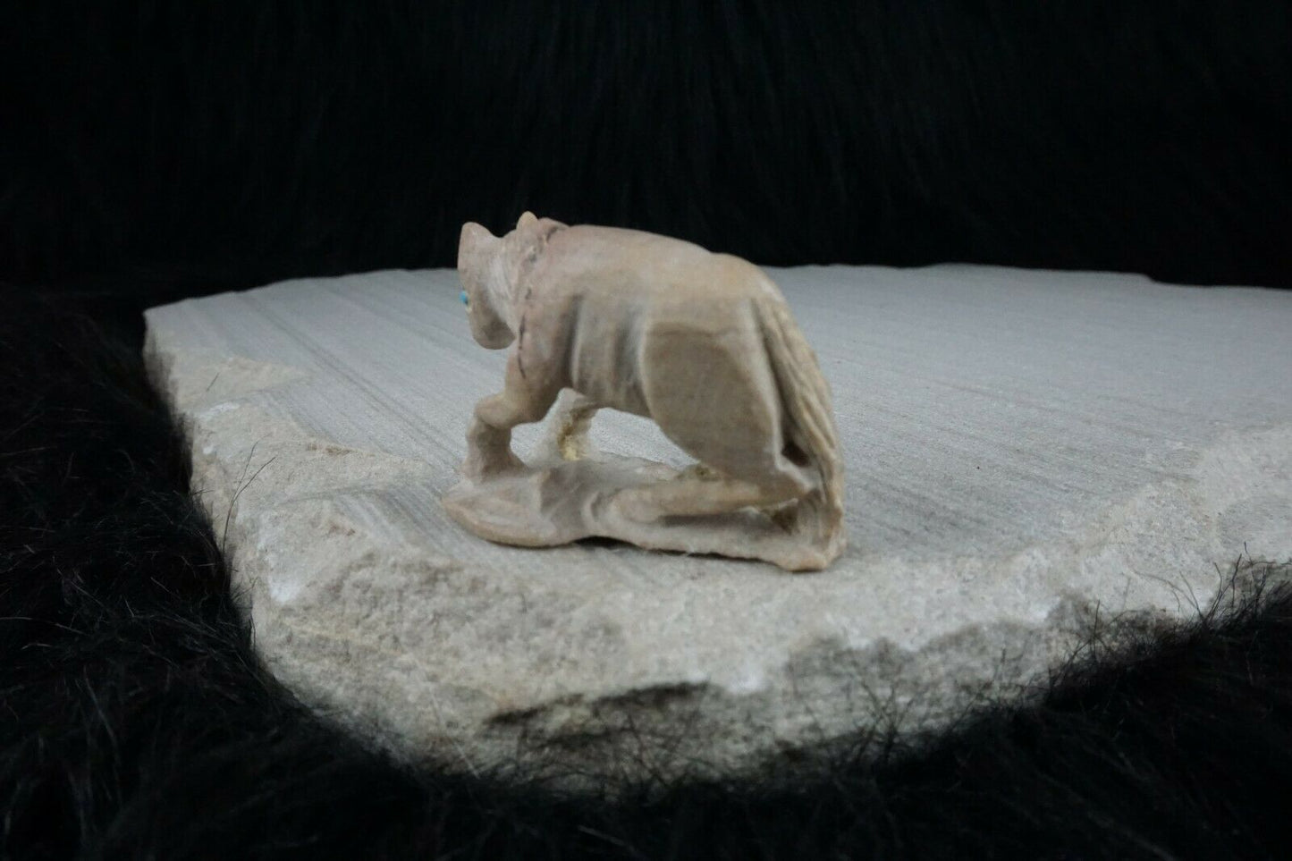 Horse Zuni Fetish Carving - Jerrold Lahaleon - High Lonesome Trading