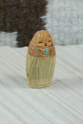 Corn Maiden Zuni Fetish Carving - Faye Quandelacy