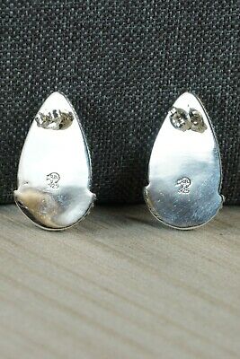 Navajo Turquoise & Sterling Silver Earrings - Mark Barney