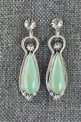 Turquoise & Sterling Silver Earrings - Verley Betone