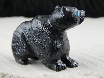 Bear Zuni Fetish  Carving - Dane Malani - High Lonesome Trading