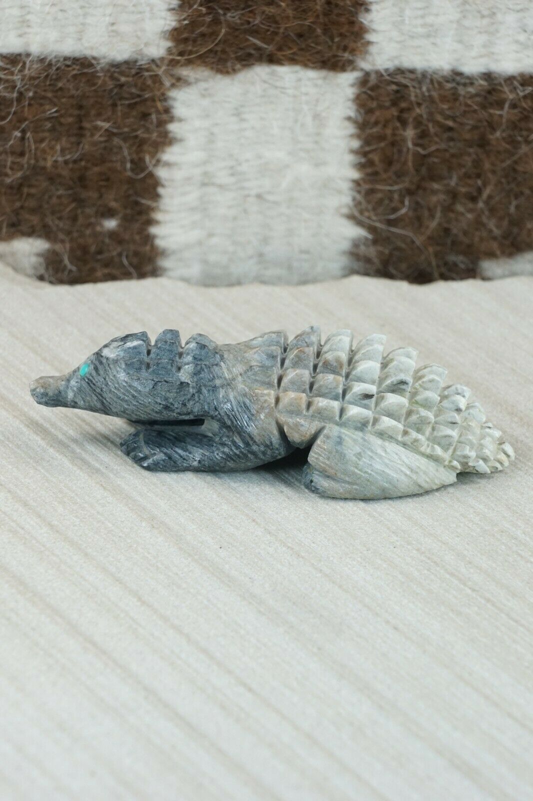 Horned Toad Zuni Fetish Carving - Jonas Hastito