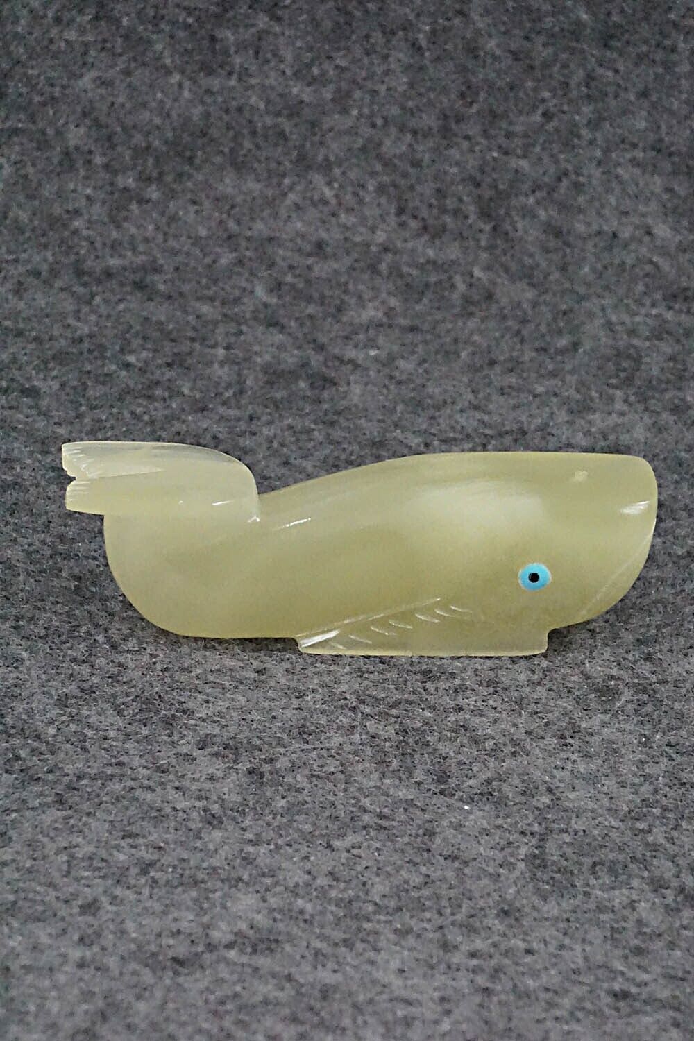Whale Zuni Fetish Carving - Alex Tsethlikai