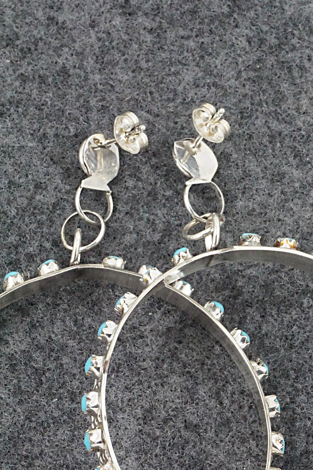 Turquoise & Sterling Silver Earrings - Joanne Cheama