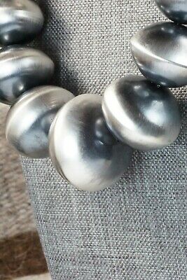 Sterling Silver Navajo Pearl Necklace & Earrings - Tonisha Haley