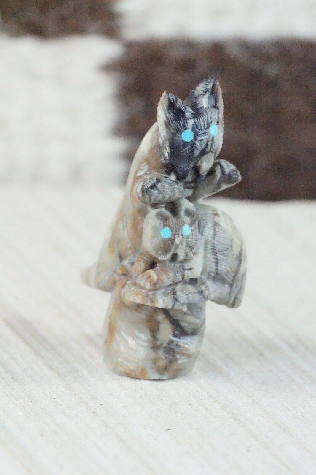 Bobcat Zuni Fetish Carving - Colin Weeka