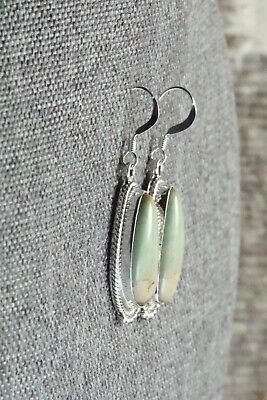 Turquoise & Sterling Silver Earrings - Lee Shorty
