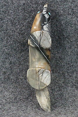 Wolf Zuni Fetish Carving - Ronnie Lunasee