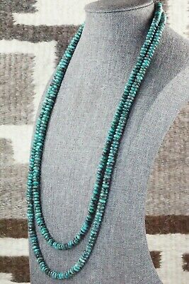 Turquoise & Sterling Silver Necklace - Navajo
