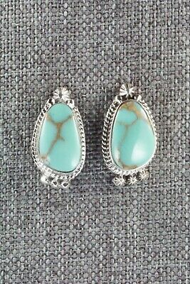Turquoise & Sterling Silver Earrings - Louise Joe