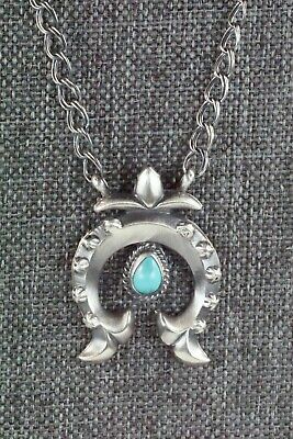 Turquoise & Sterling Silver Necklace - Annie Spencer