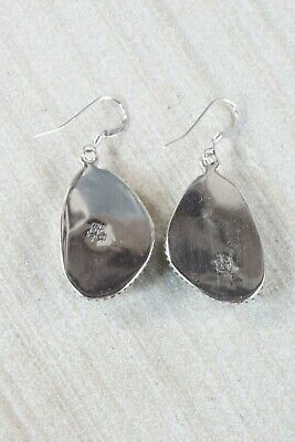 Turquoise & Sterling Silver Earrings - Lee Shorty - Navajo - High Lonesome Trading