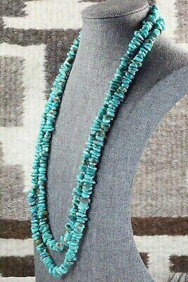 Turquoise & Sterling Silver Necklace - Navajo - High Lonesome Trading