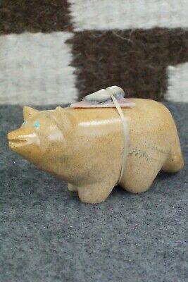 Wolf Zuni Fetish Carving - Delvin Leekya - High Lonesome Trading