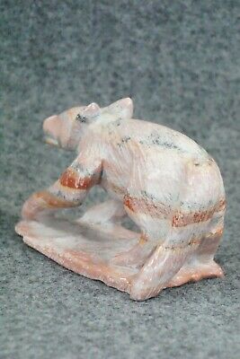 Wolf Zuni Fetish Carving - Derrick Kaamasee
