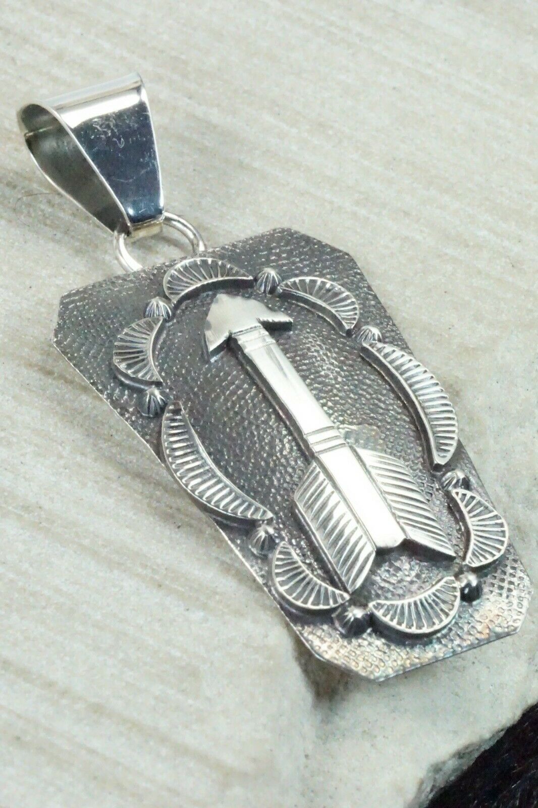 Sterling Silver Pendant - Navajo - High Lonesome Trading