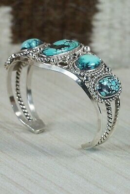 Zuni Turquoise & Sterling Silver Bracelet - Native American