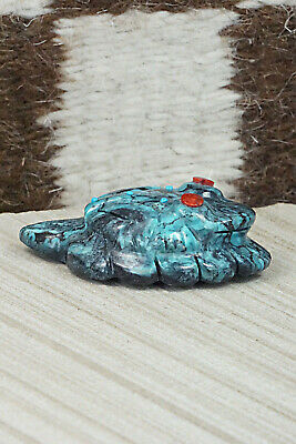 Frog Zuni Fetish Carving - Reynold Lunasee