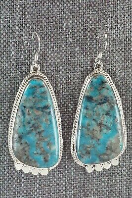 Navajo Turquoise & Sterling Silver Earrings - Sharon McCarthy