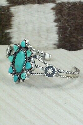 Turquoise & Sterling Silver Bracelet - Roberta Begay