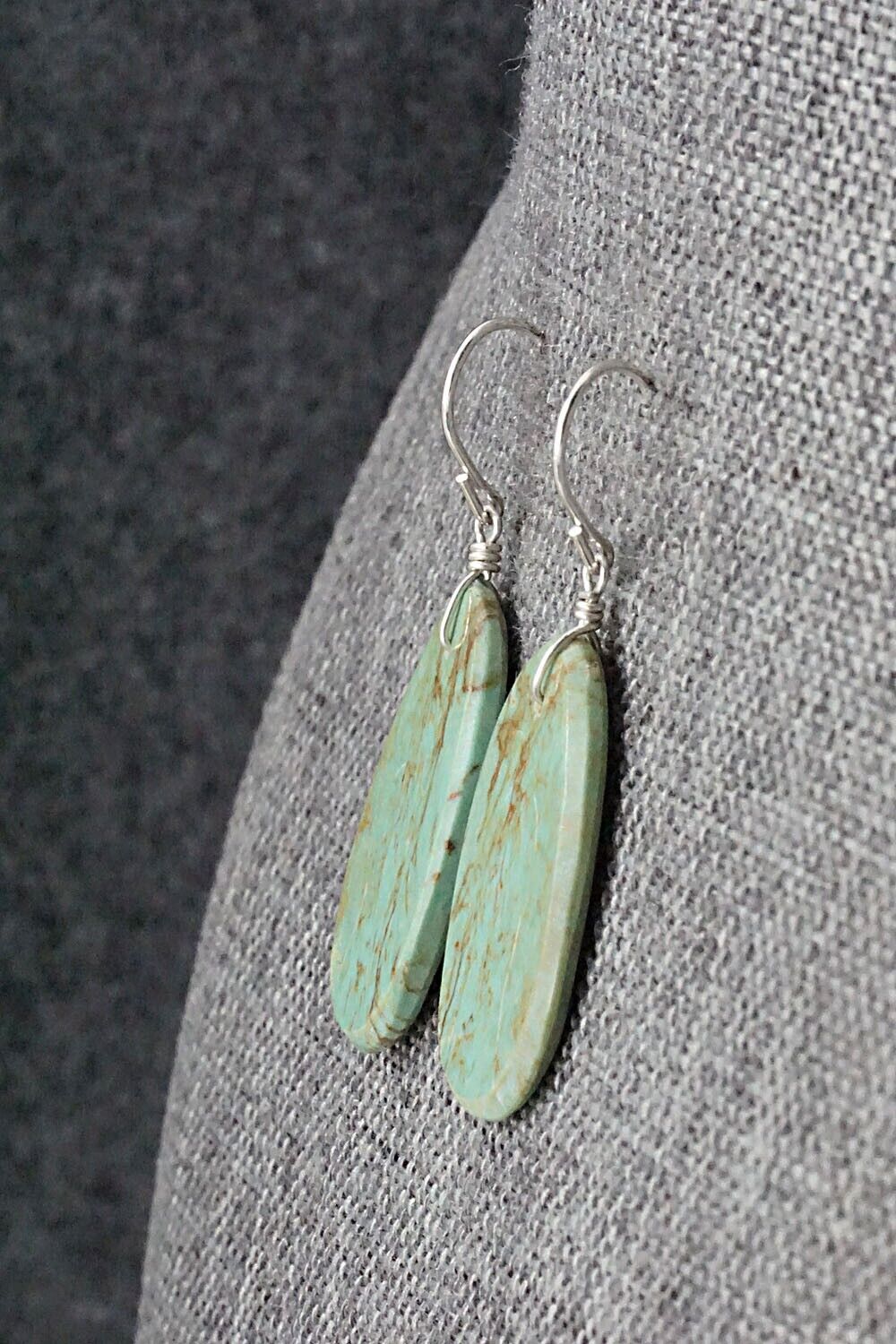 Turquoise & Sterling Silver Earrings - Sharon Abeyta