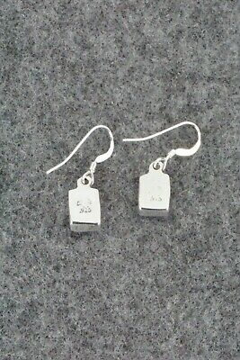 Turquoise & Sterling Silver Earrings - Lee Shorty