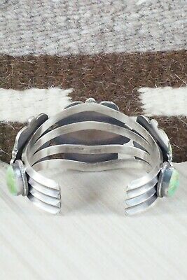 Navajo Turquoise & Sterling Silver Bracelet - Tom Lewis