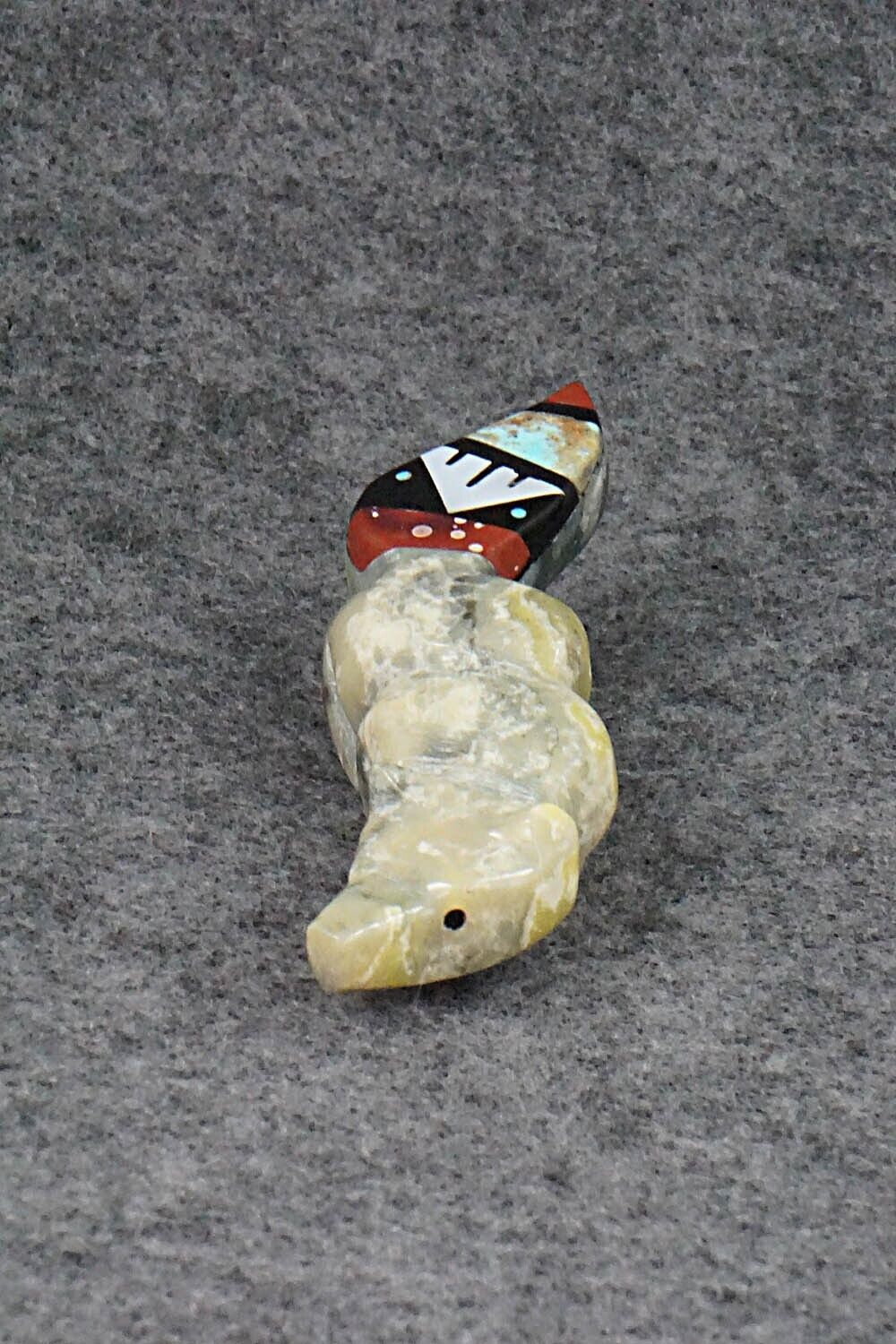 Wolf Zuni Fetish Carving - Steven Natachu