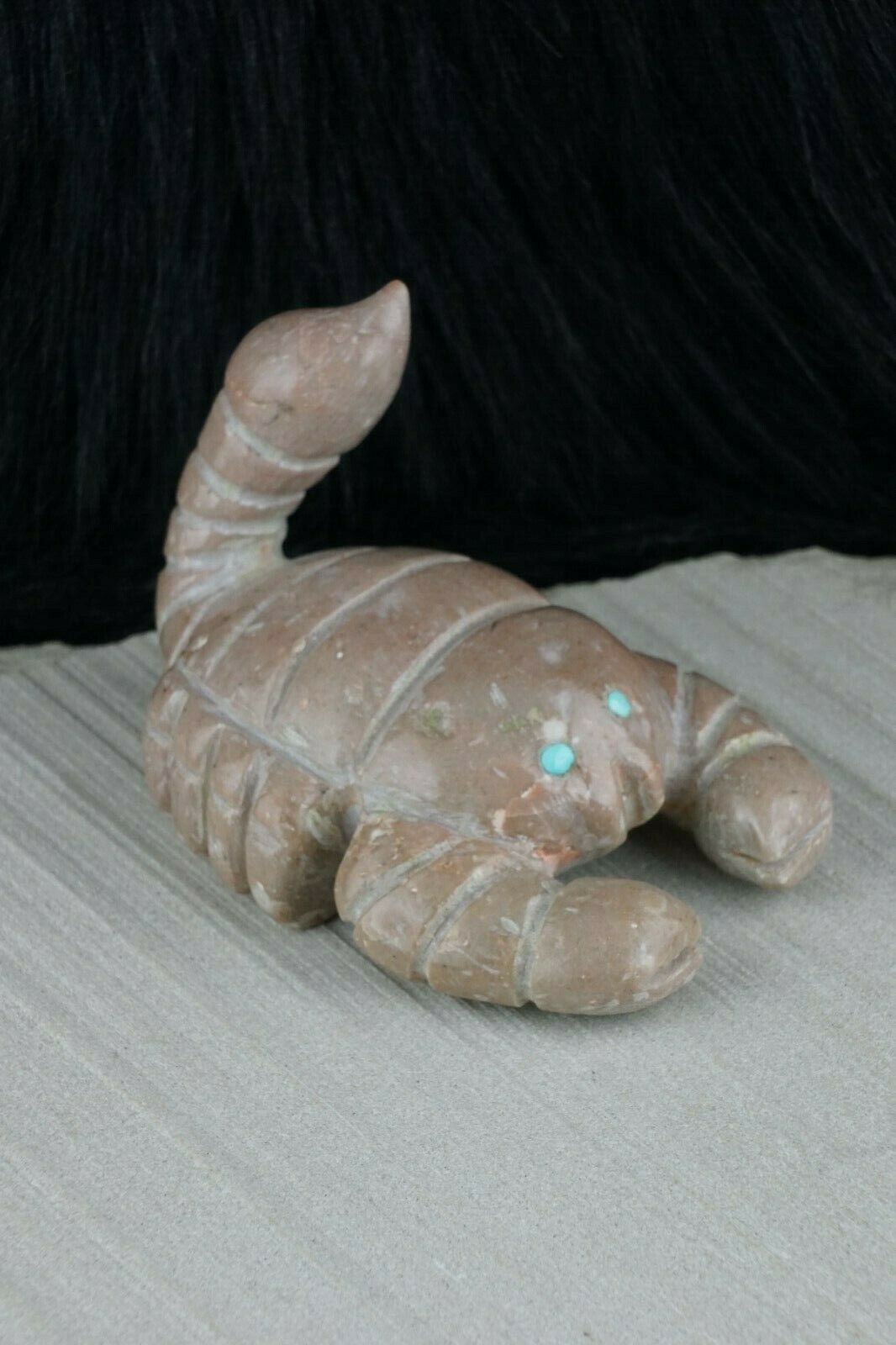 Scorpion Zuni Fetish Carving - Jonas Hastito - High Lonesome Trading