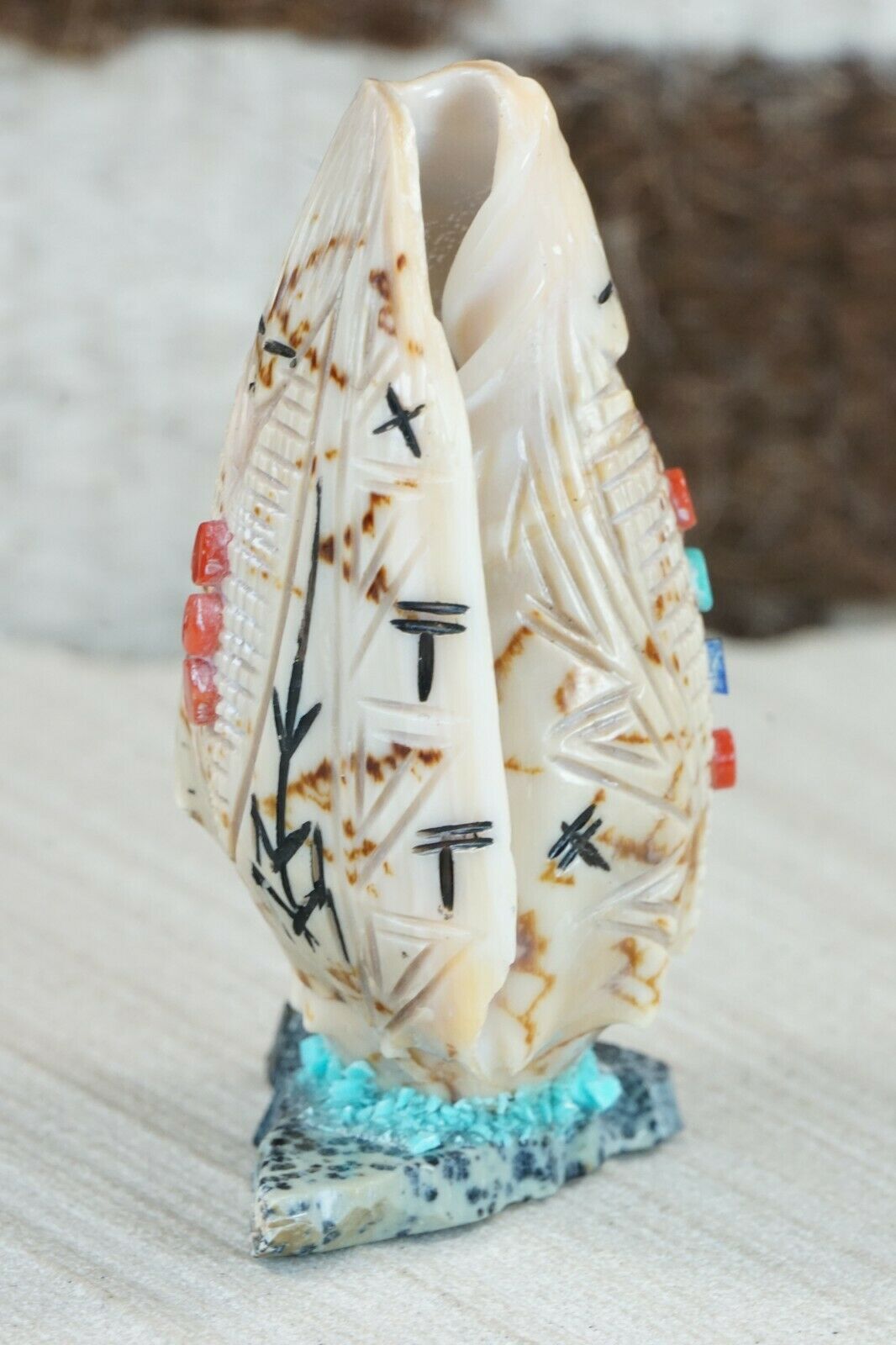 Corn Maiden Zuni Fetish Carving - Gloria Chattin