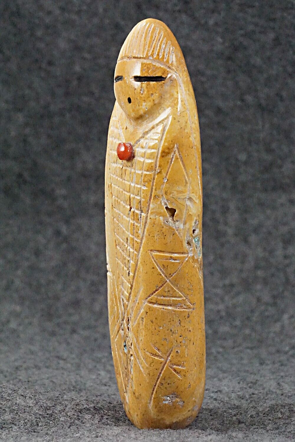 Corn Maiden Zuni Fetish Carving - Daniel Chattin