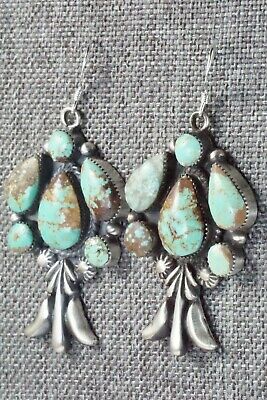 Turquoise & Sterling Silver Earrings - Bobby Platero