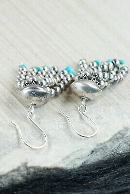 Turquoise & Sterling Silver Earrings - Jan Mariano