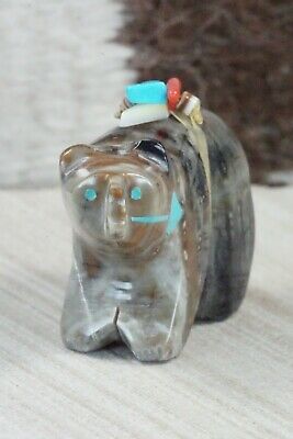 Bear Zuni Fetish Carving - Stewart Alanzo