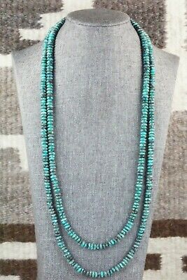 Turquoise & Sterling Silver Necklace - Navajo
