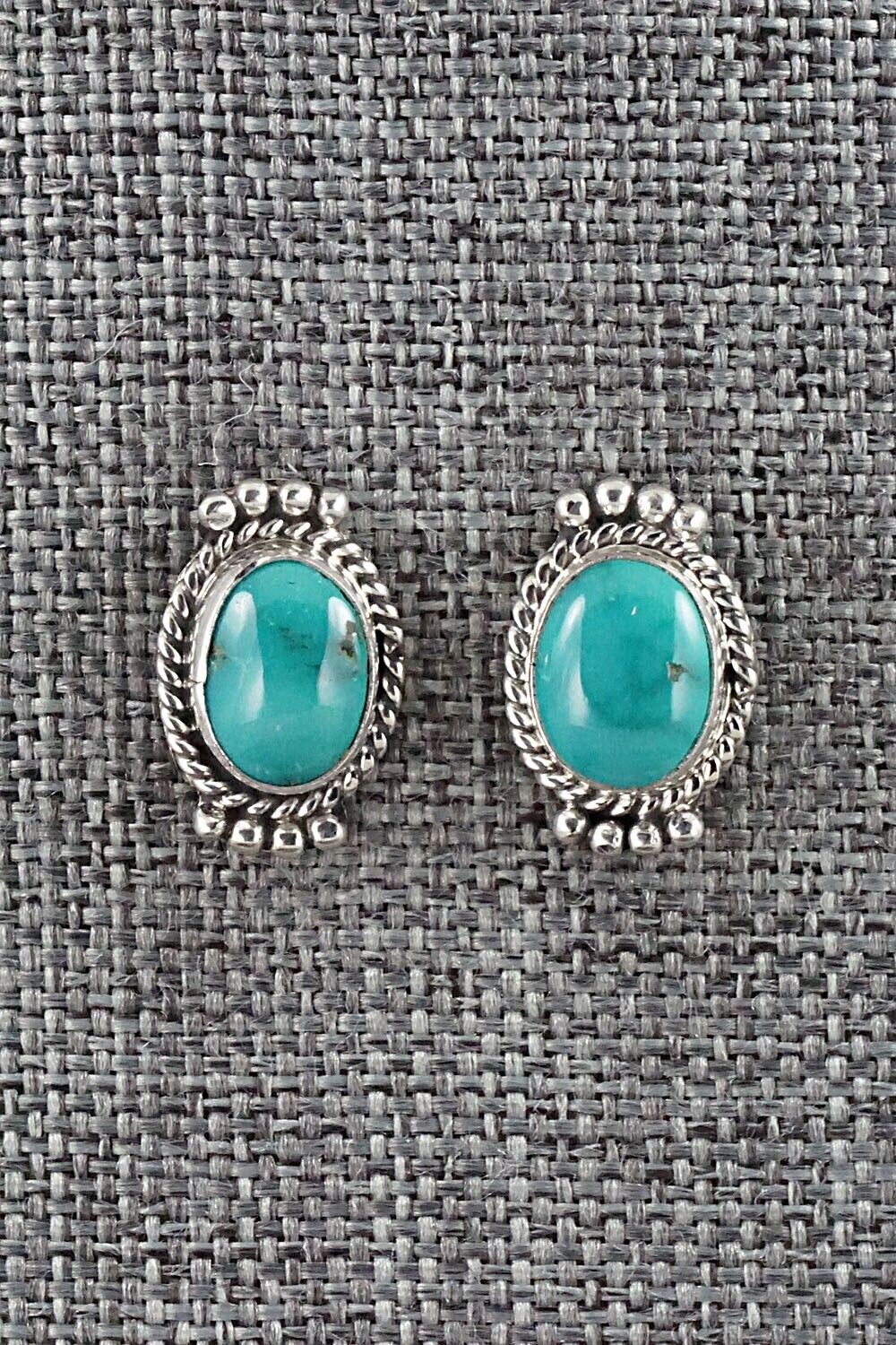 Turquoise & Sterling Silver Earrings - Jan Mariano