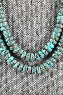 Turquoise & Sterling Silver Necklace - Navajo