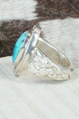Turquoise & Sterling Silver Ring - Donovan Wilson - Size 9 - High Lonesome Trading