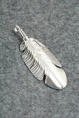 Sterling Silver Feather Pendant - Ben Begay