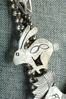 Sterling Silver Squash Blossom Necklace - Navajo