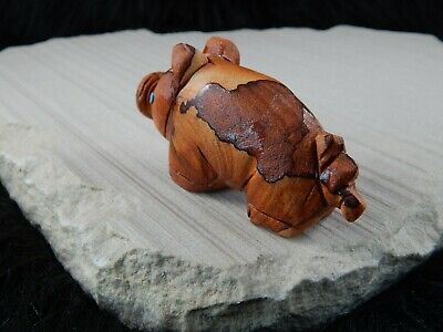 Pig Zuni Fetish Carving - Louise Ponchuella - High Lonesome Trading