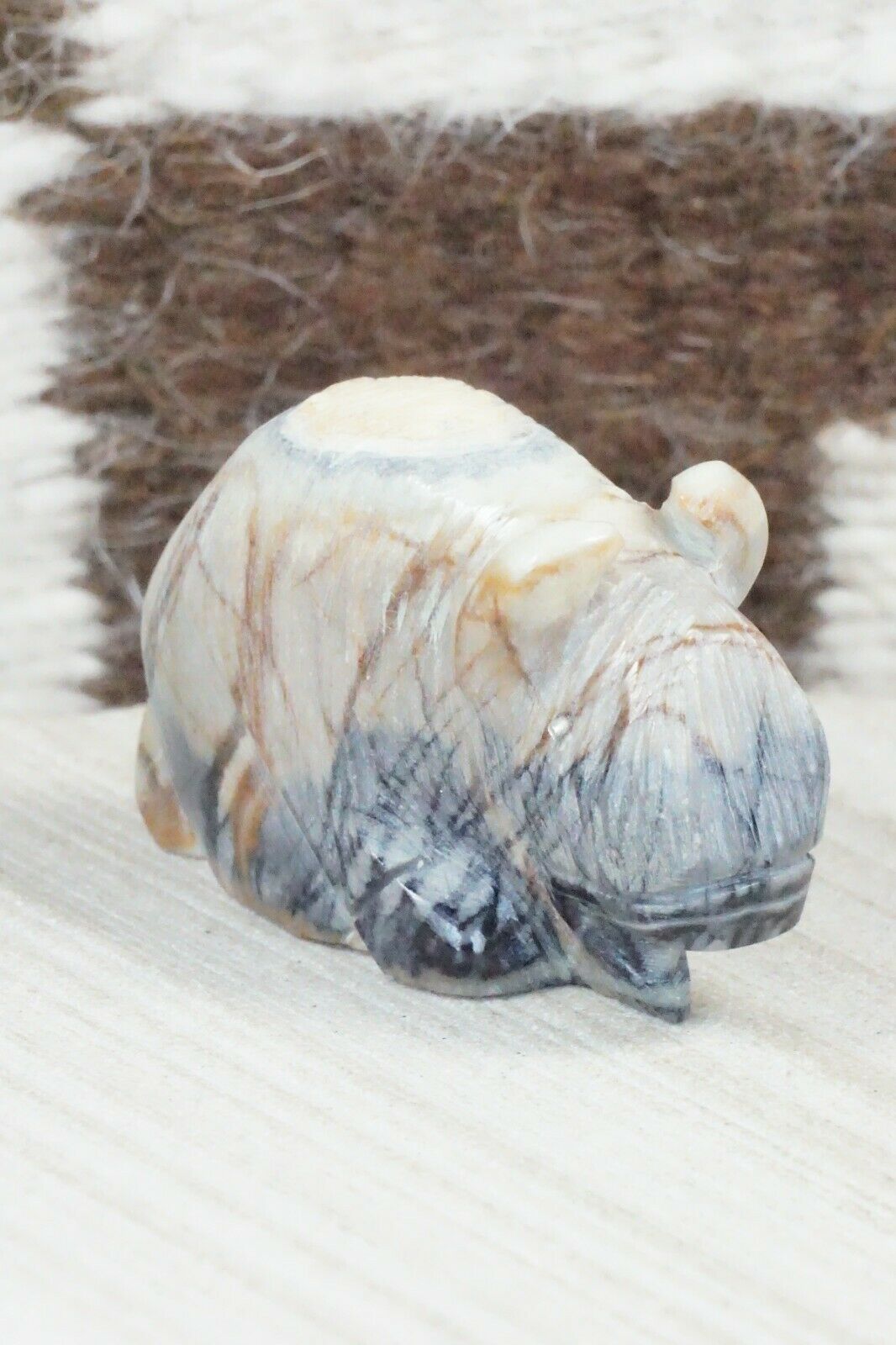 Buffalo Zuni Fetish Carving - Kenny Chavez