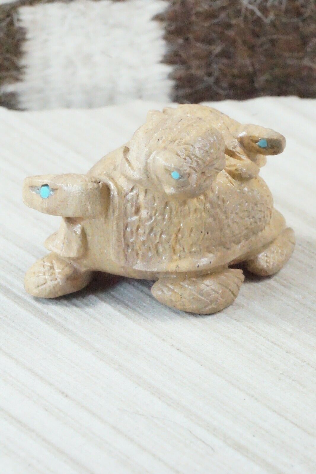 Turtle Zuni Fetish Carving - Michelle Cheama