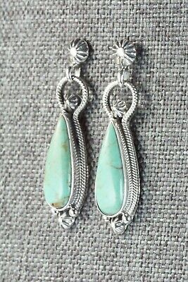 Turquoise & Sterling Silver Earrings - Verley Betone